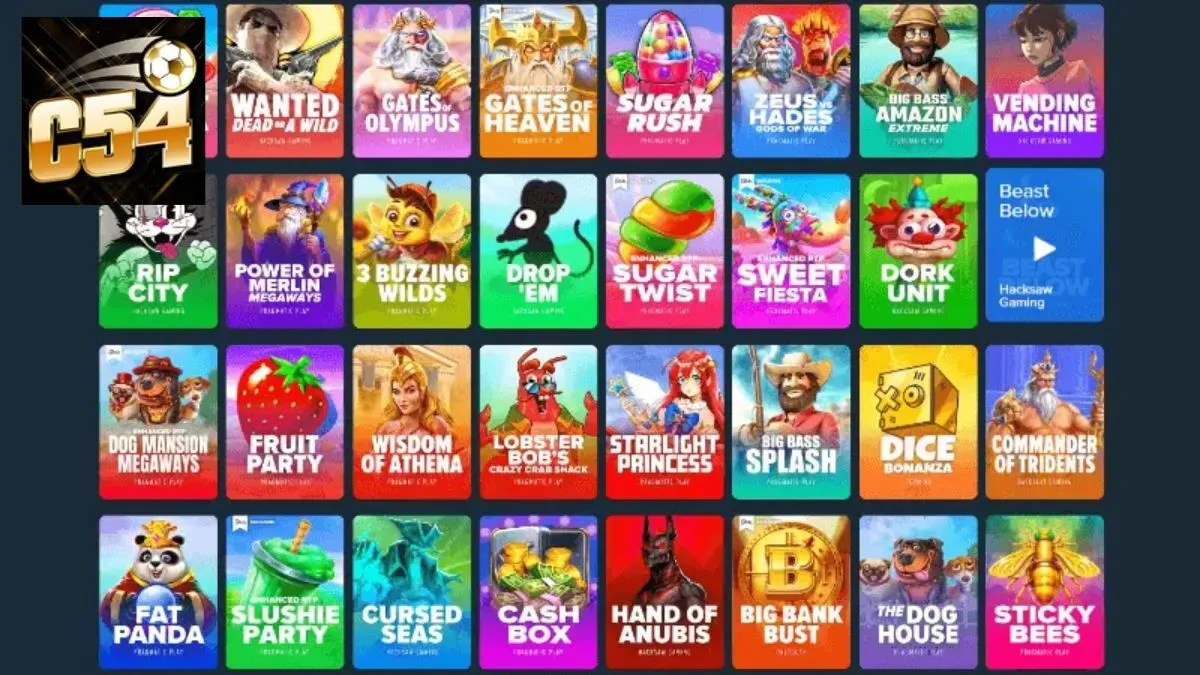 Kho Game Slots C54 Đa Dạng, Tỷ Lệ Thưởng Khủng Cho Bet Thủ