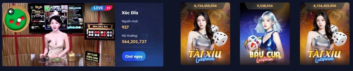 Chuyên mục Live casino