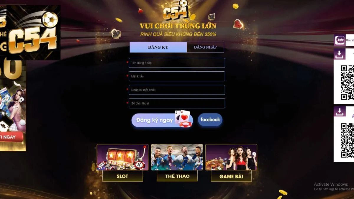 Tổng hợp những bước đăng ký C54 trên mọi thiết bị